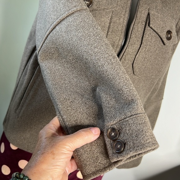 Women’s NWOT Anthropologie Avec Les Filles Relaxed Zip Front Jacket medi… - Picture 3 of 10